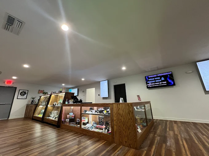 Interior with Wizard Wednesday promotional display